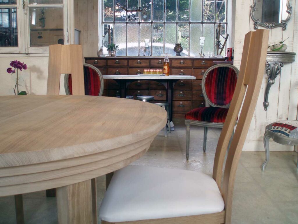 Table et chaises contemporaine, Atelier Meubles Peints